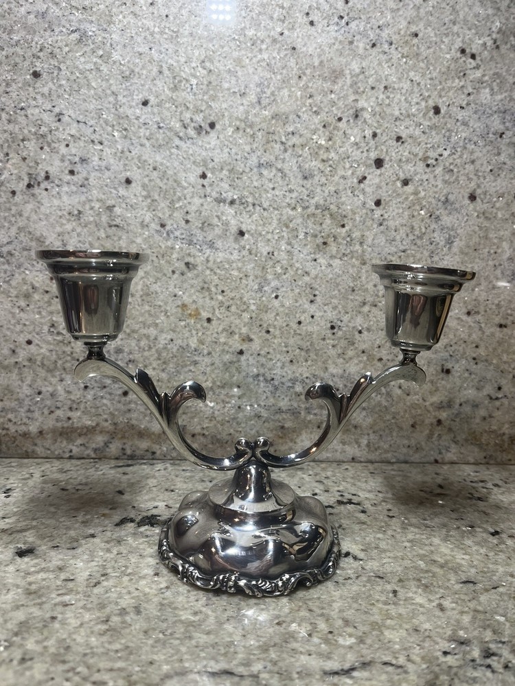 Silver Candle Holder