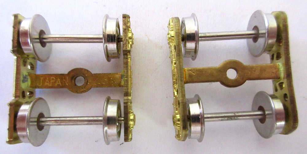 HO SCALE 4 WHEEL BRASS TRUCKS