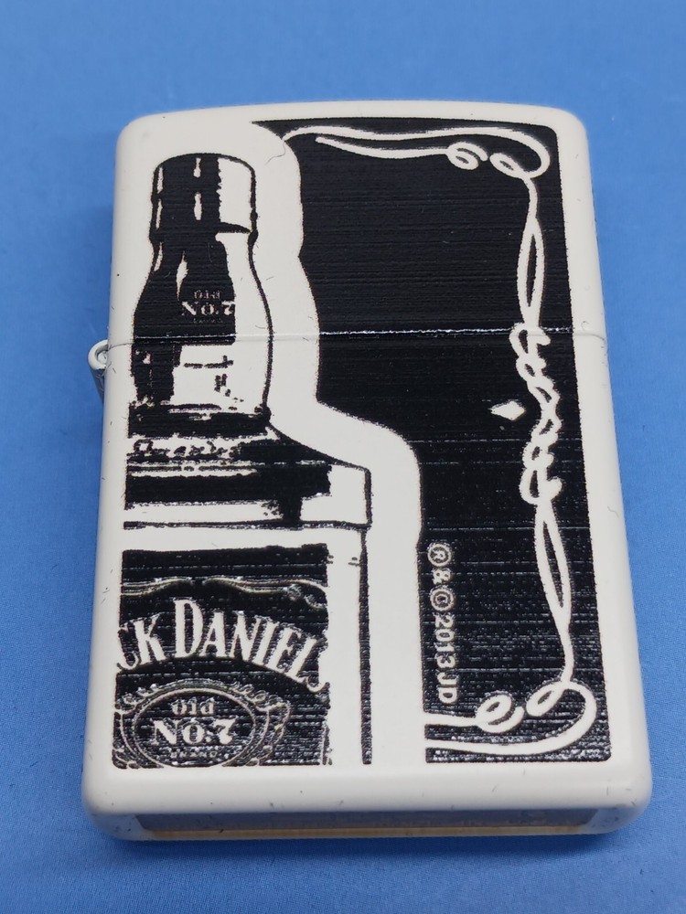Zippo White Matte Jack Daniel's Lighter 28252