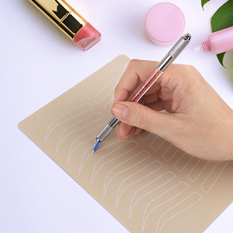 Tattoo Microblading Needles Blade Eyebrow Sterile Semi-Permanent Makeup Lip