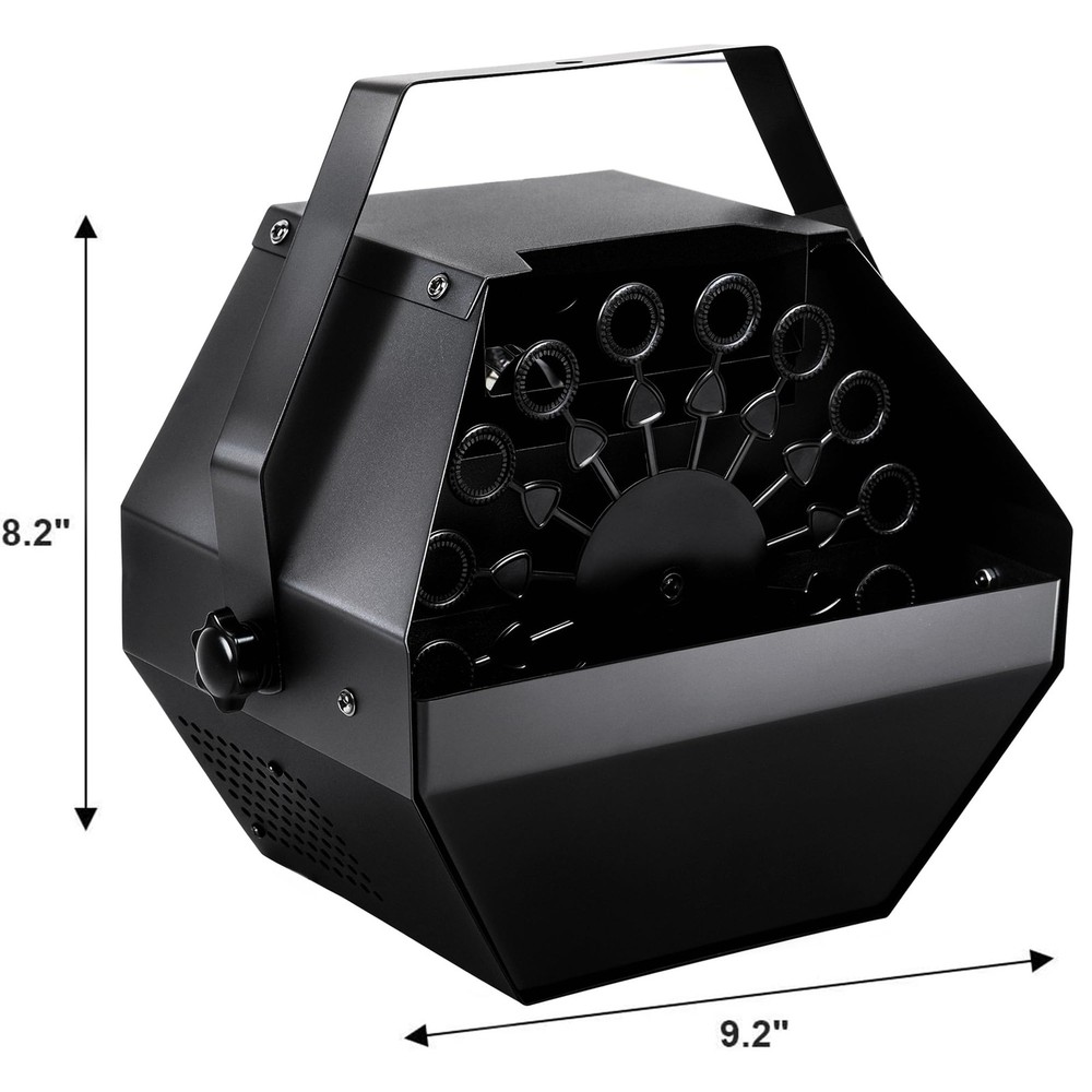 1L High-Capacity Automatic Bubble Machine with 45ft Remote, Metal Blower for ...