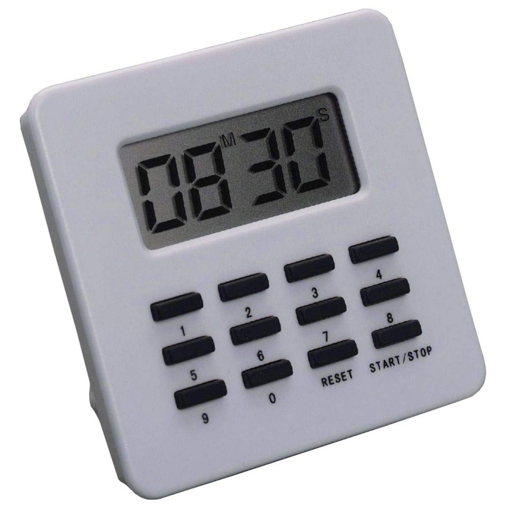 Jamar - 63690 Long-Ring Electronic Timer/Stopwatch, Easy to Read Digital Timer,