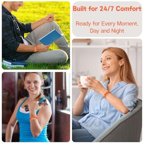 Nylon Straps Compatible with Polar Loop Bands Replacement, Small Orange