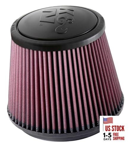 High-Flow Original Lifetime Universal Clamp-On Air Filter: High Performance,