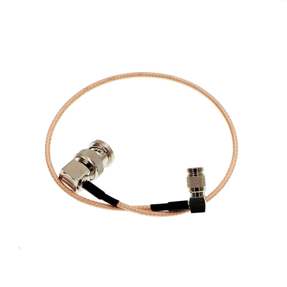 Coaxial Cable RA DIN 1.0/2.3 Mini BNC Right Angle BNC for Blackmagic HyperDeck