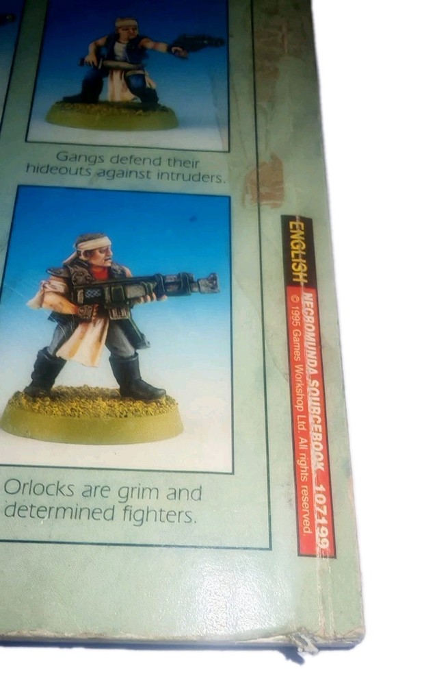 Games Workshop Citadel Miniatures Classic Necromunda Sourcebook 1995