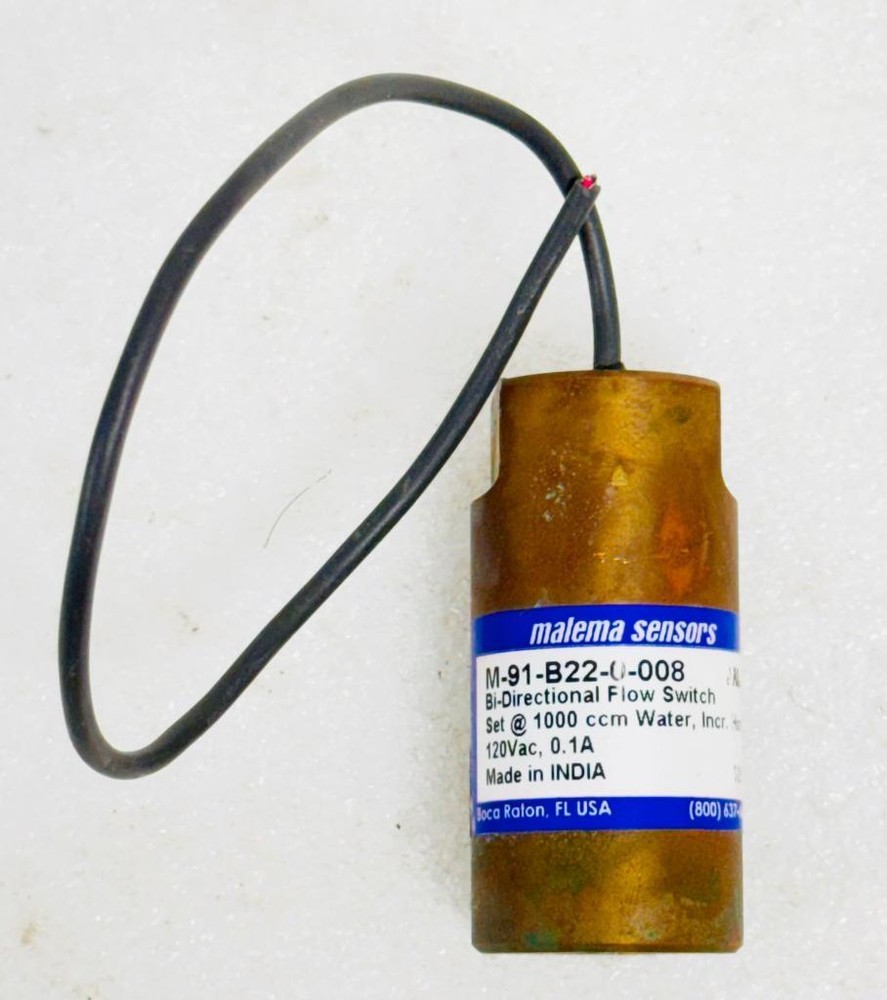 Malema M91-B22-0-008 Bi-direccional Flow Switch Sensor