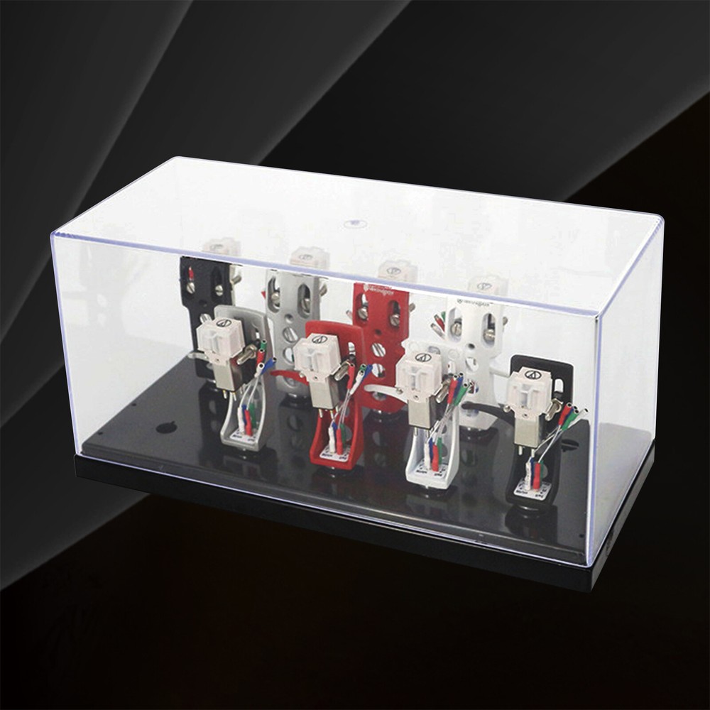 Headshell Cartridge Keeper Phono Shell Case Acrylic Box Stylus Holder Organizer