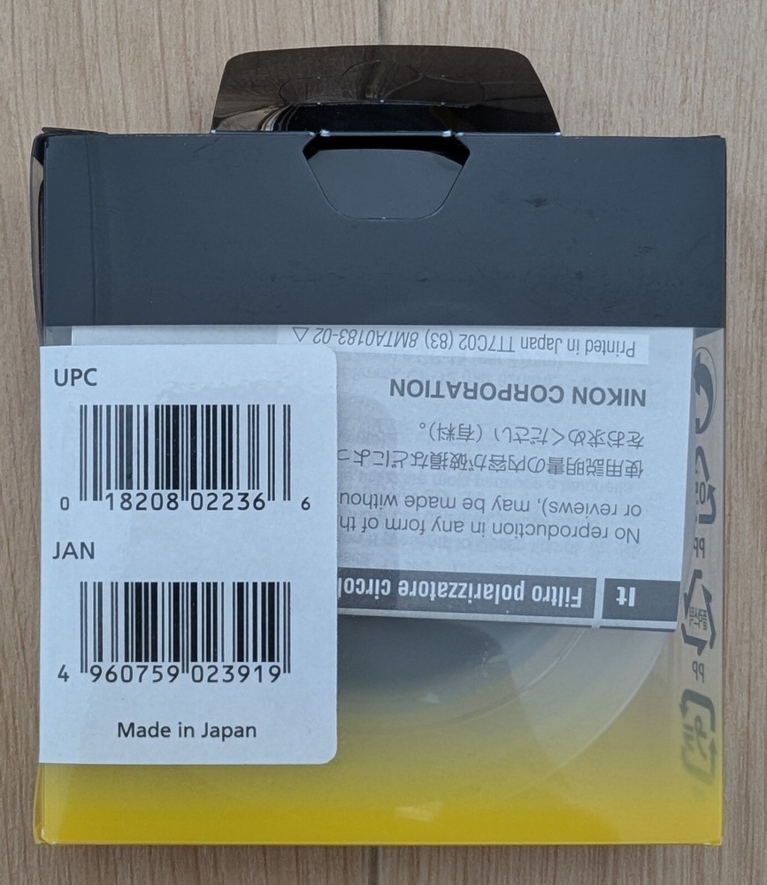 NIKON Circular Polarizing Filter II 58mm [Circular Polarizing Filter II]