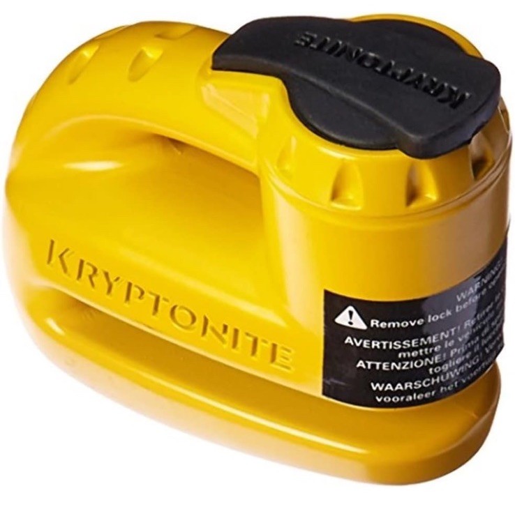 Kryptonite 000884 Keeper 5s Yellow Disc Lock