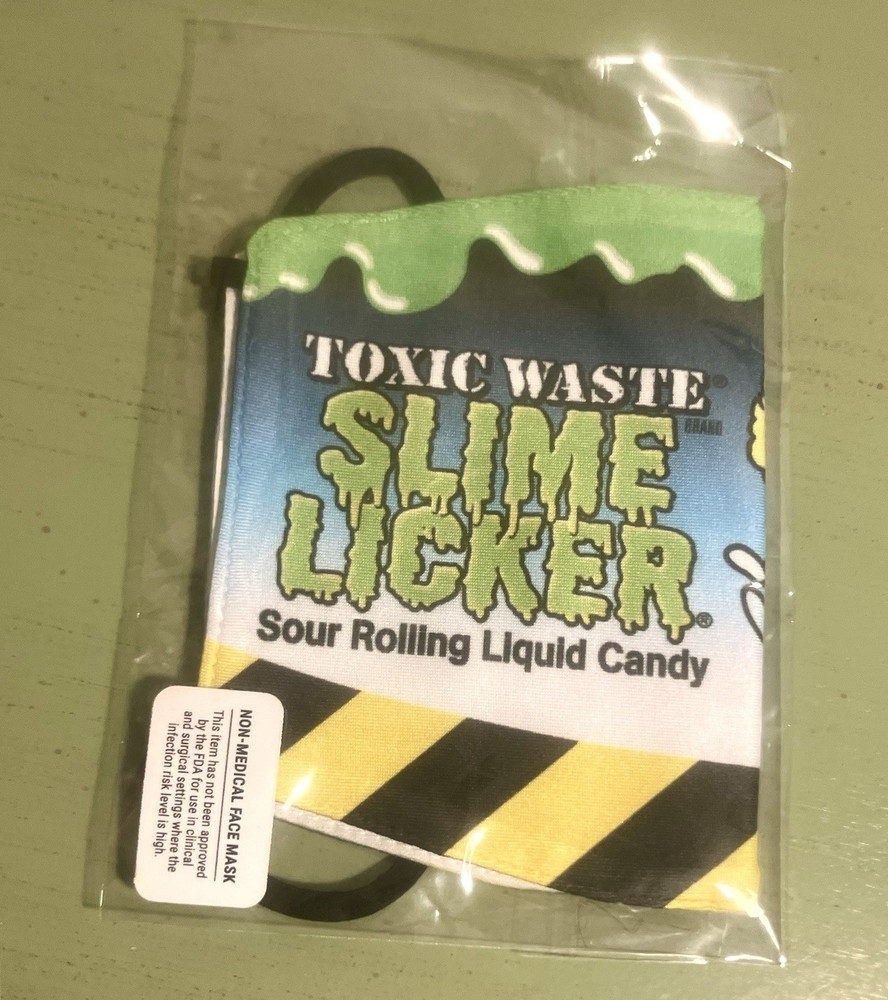 Toxic Waste Candy Face Mask 2020, Candy Memorabilia