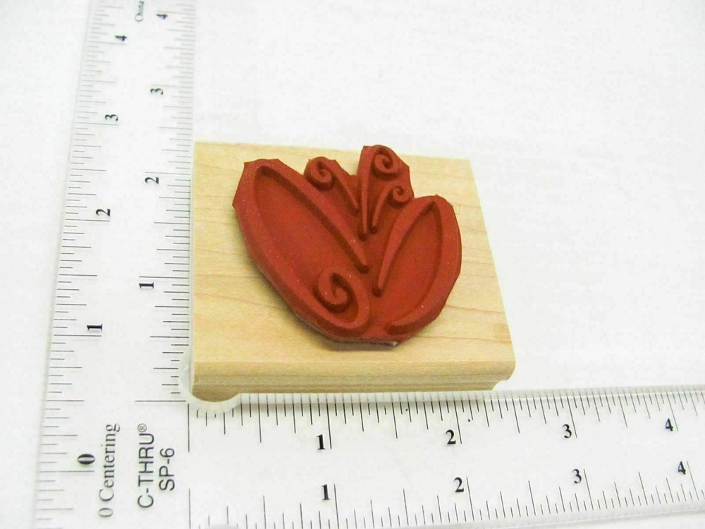 Tulip Bulb Rubber Stamp - Stamp Set A314