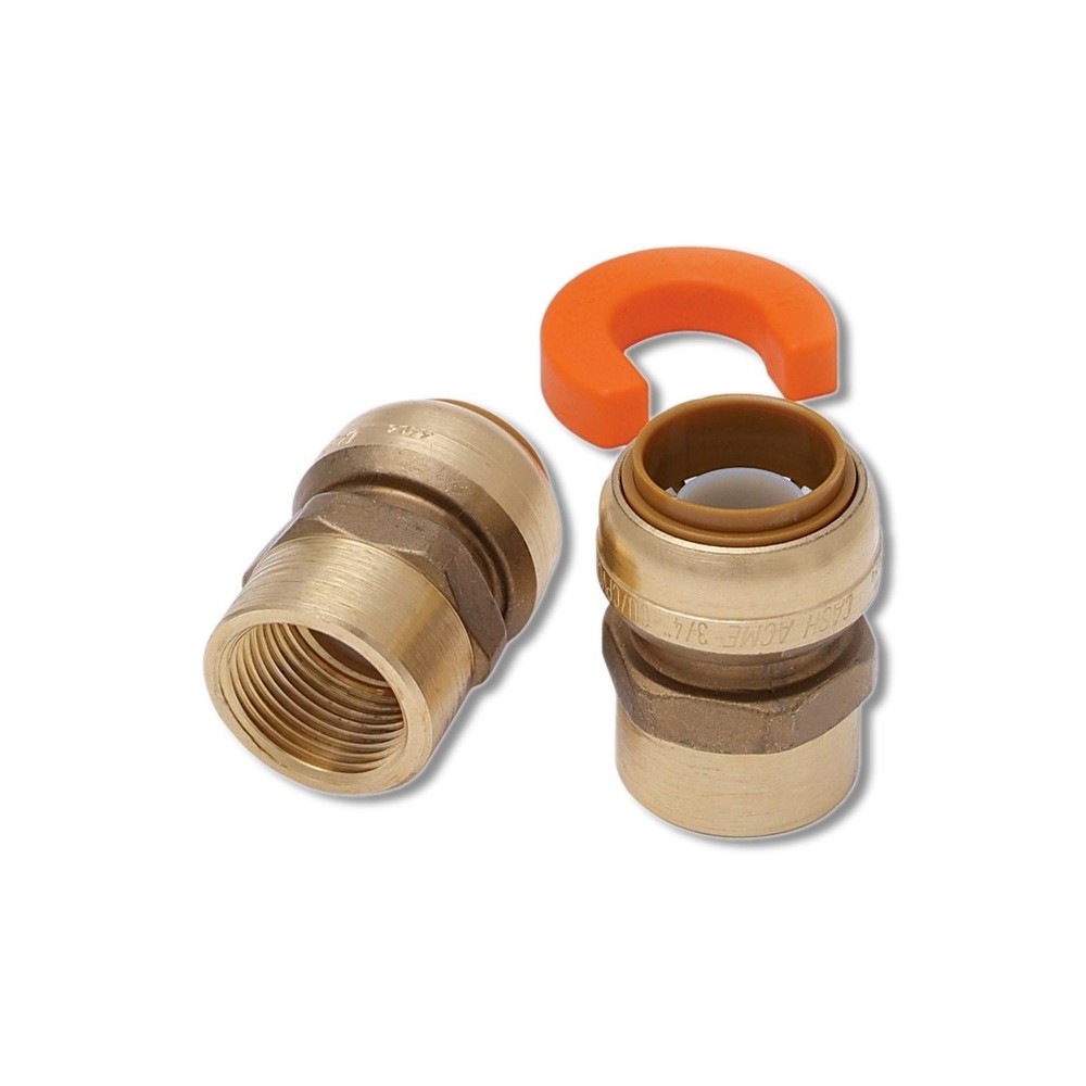 SharkBite 3/4 in 3/4 in D Brass Water Heater Installation Kit 22441LF