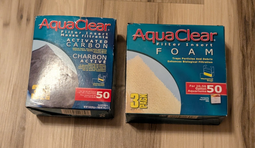 AquaClear Activated Carbon and Filter Insert Foam