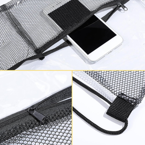 Riakrum 20 Pack Clear Drawstring Bags Bulk Stadium Approved Drawstring...