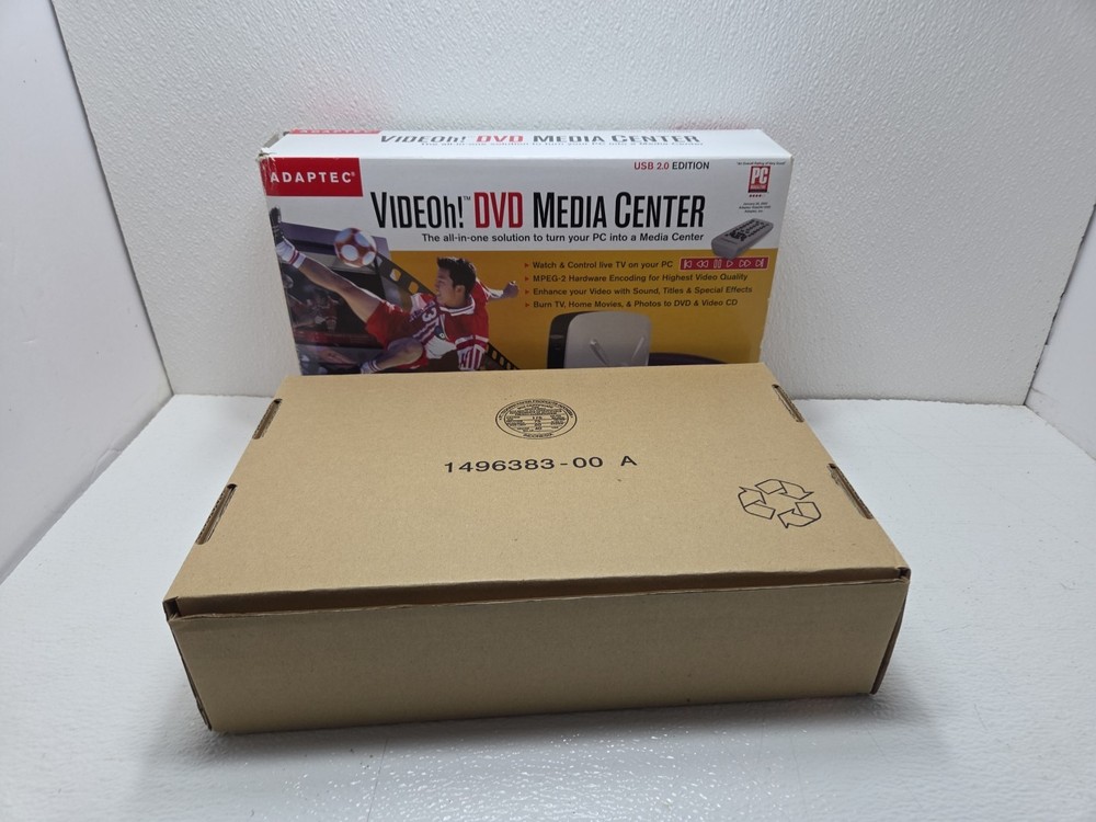 Adaptec AVC-2310 Video Capture Device Complete Bundle w/ Original Box