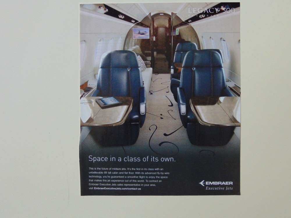 2014 EMBRAER Executive Jets- print ad