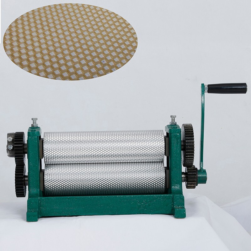 Manual Bee Wax Foundation Sheet Mills Machine Comb Foundation Machine Bore 5mm
