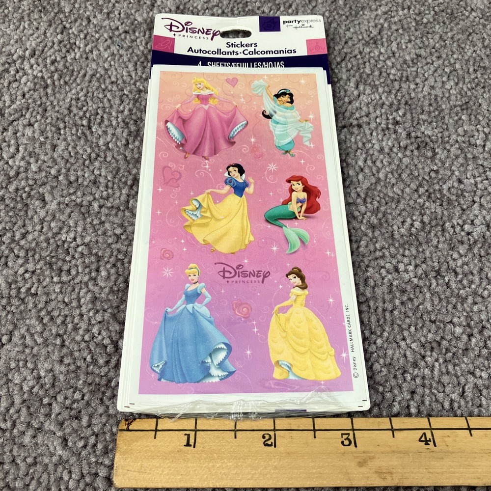 DISNEY PRINCESS/CHARACTERS STICKERS/HALLMARK PARTY EXPRESS