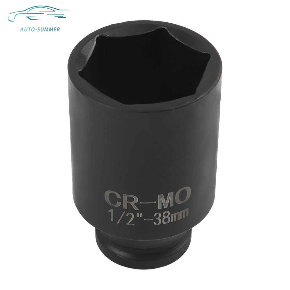 1/2" Drive Metric Axle Hub Nut Socket 9pcs 29-38mm Deep Impact Socket Tool Kit