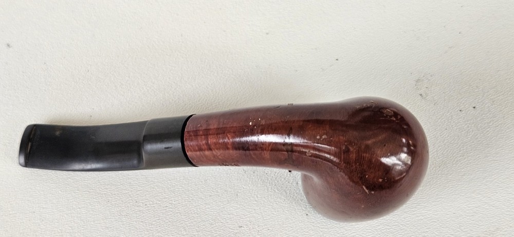 Vintage Italy Imported Briar Fireside Bent Smoking Pipe
