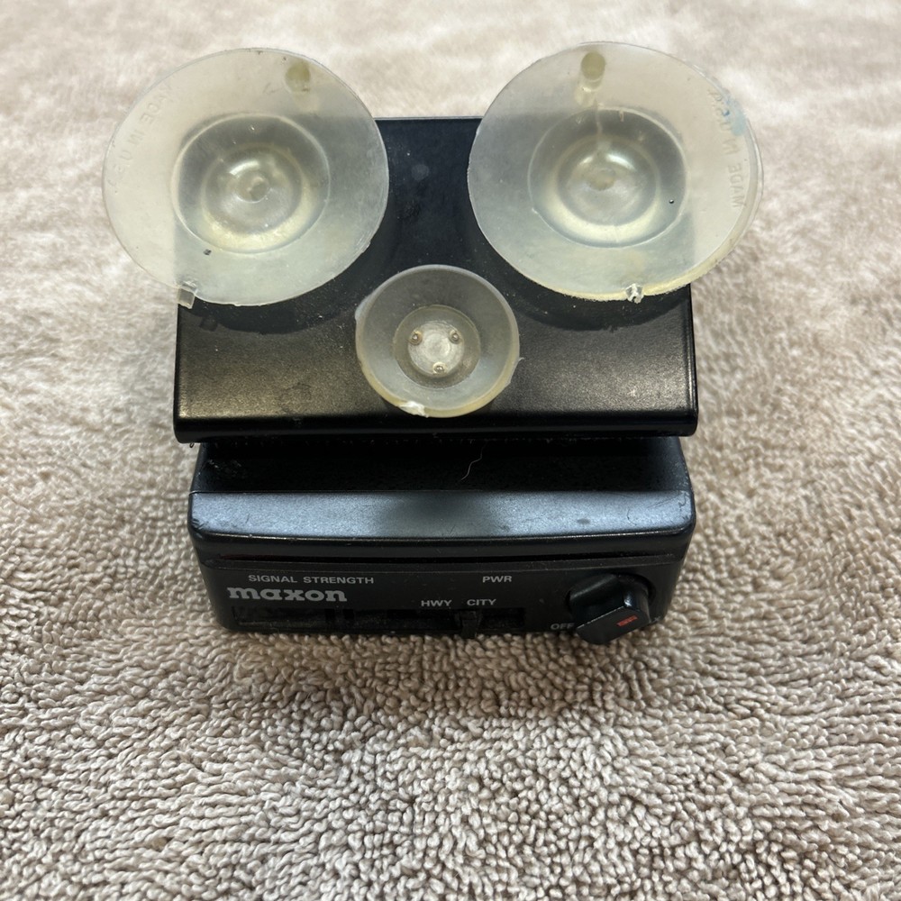 Maxon RD-20 Radar Detector-Operation and Sound Tested Well!!!