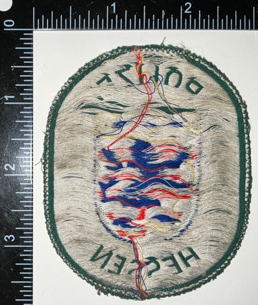 VINTAGE Hessen West German Police Polizei Patch