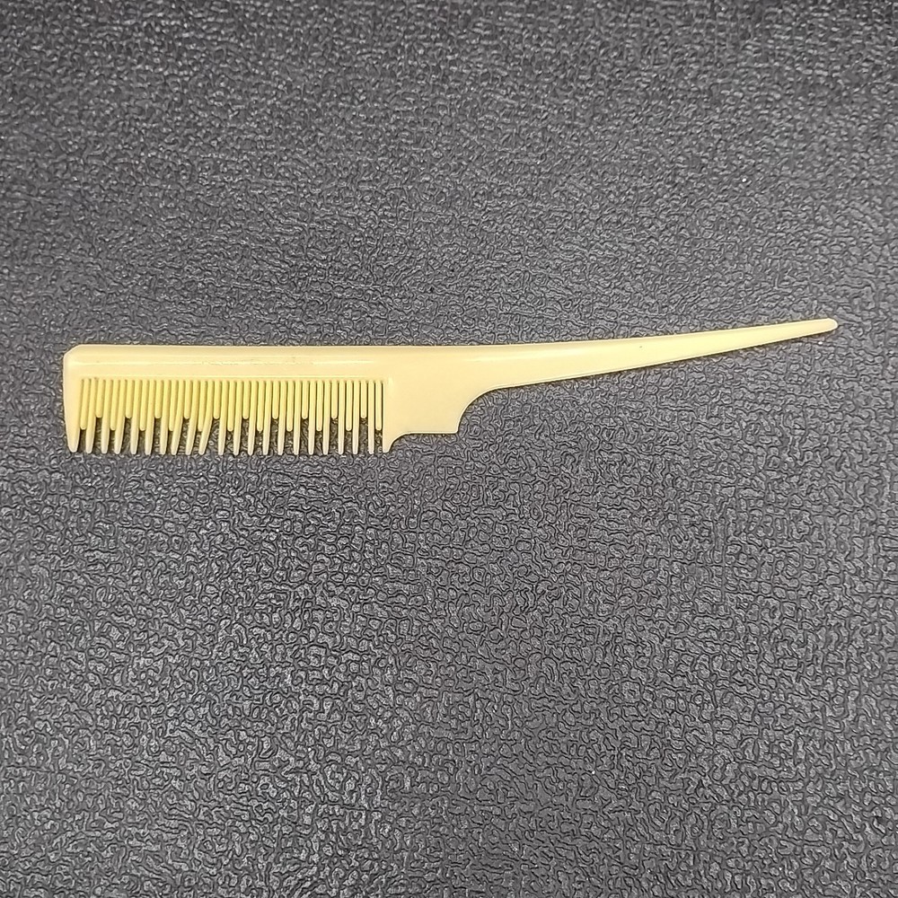 Vintage 8" Plastic Professional Style Teasing Comb Pick