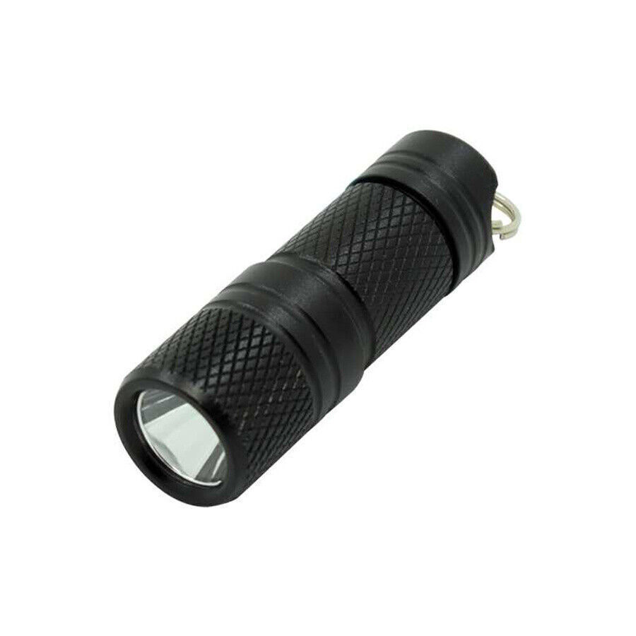 Portable Mini Flashlight USB White LED Light Keychain Torch with 10180 Battery