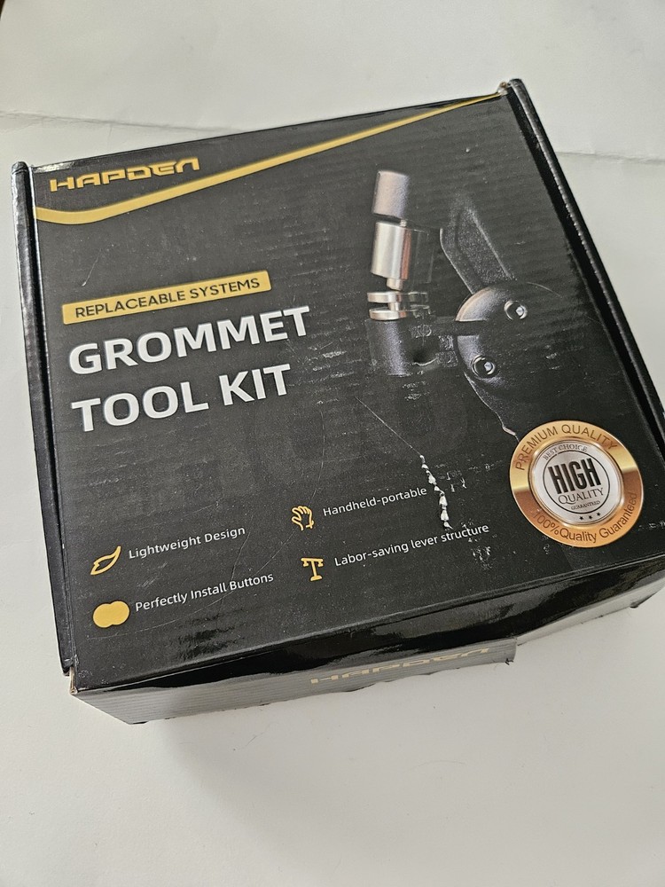 Hapden Grommet Tool Kit 10mm - Open Box