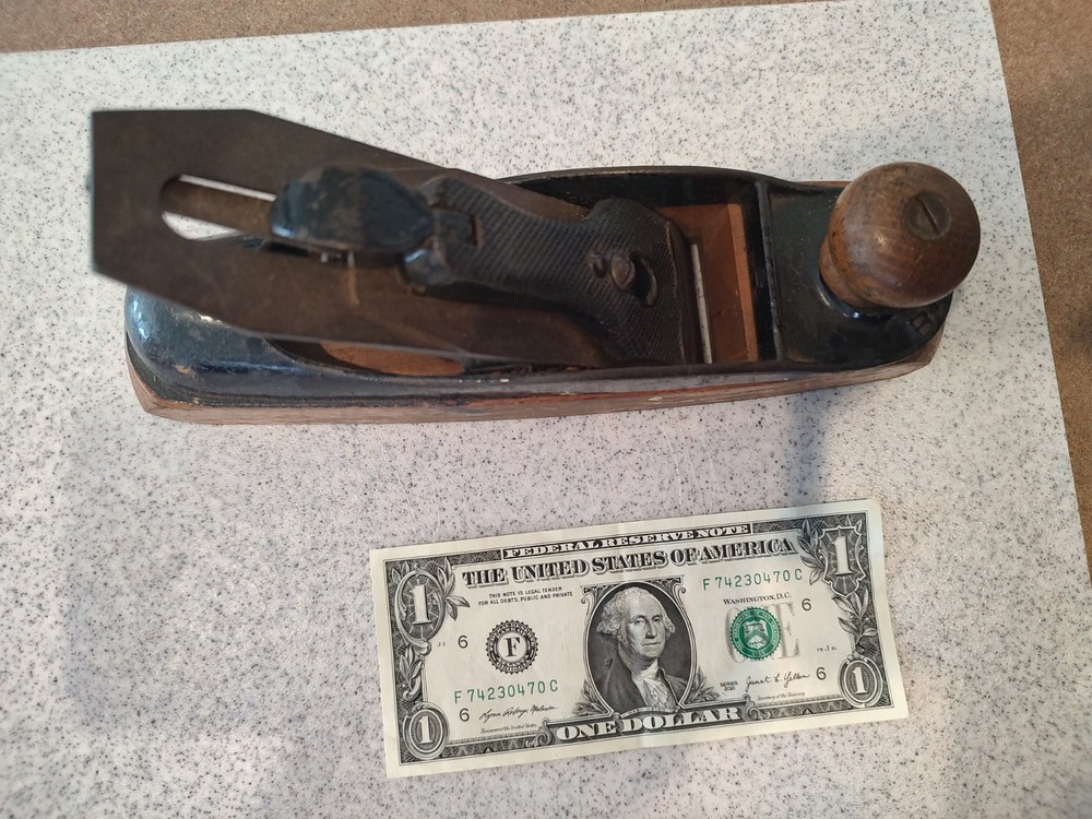 Vintage Bailey 9" Wood Plane, VG
