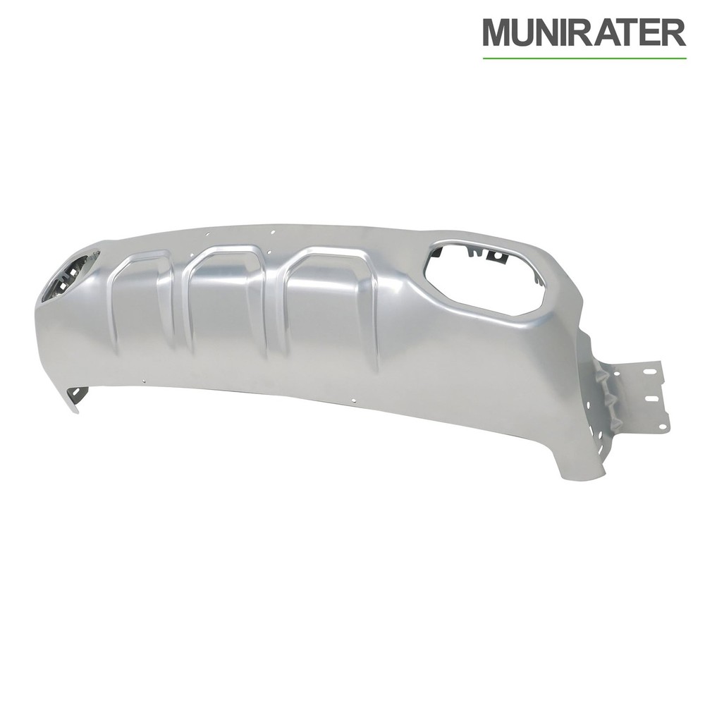 Front Bumper Face Bars Steel Silver Replacement for Ram 1500 2019-2024