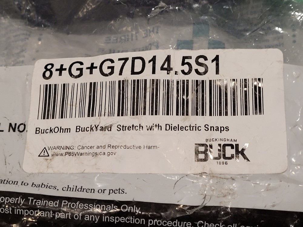 Buckohm Backyard Stretch With Loop And Dielectric Snap