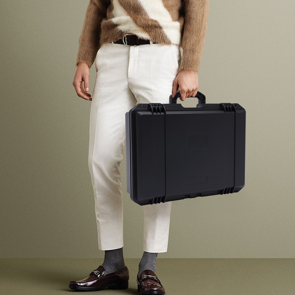 15 Slots Waterproof Plastic Suitcase Display Storage Case Watch Storage Box Case