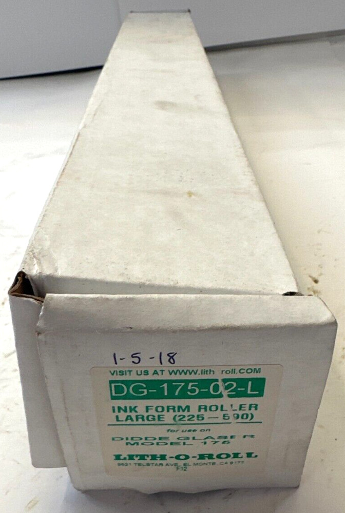 LITHO ROLL INK FORM ROLLER DG-175-02-L 175