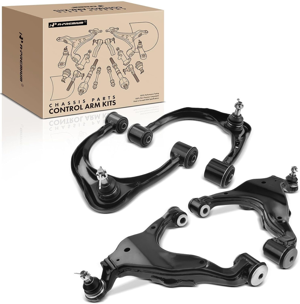2005-2015 Tacoma Front Upper Lower Control Arm Kit–Compatible Replacement