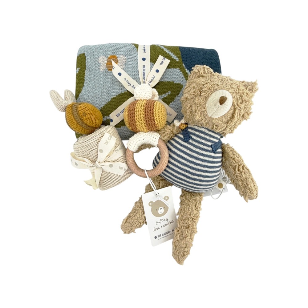 THE BLUEBERRY HILL Blueberry Bear Bee Gift Set