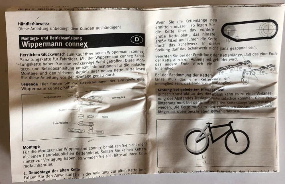 ConneXlink 10-Speed Silver Master Link, by Wippemann, NOS