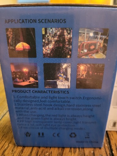 Solar Emergency Charging Lamp, Micro-USB, HS-V65. Bright. New