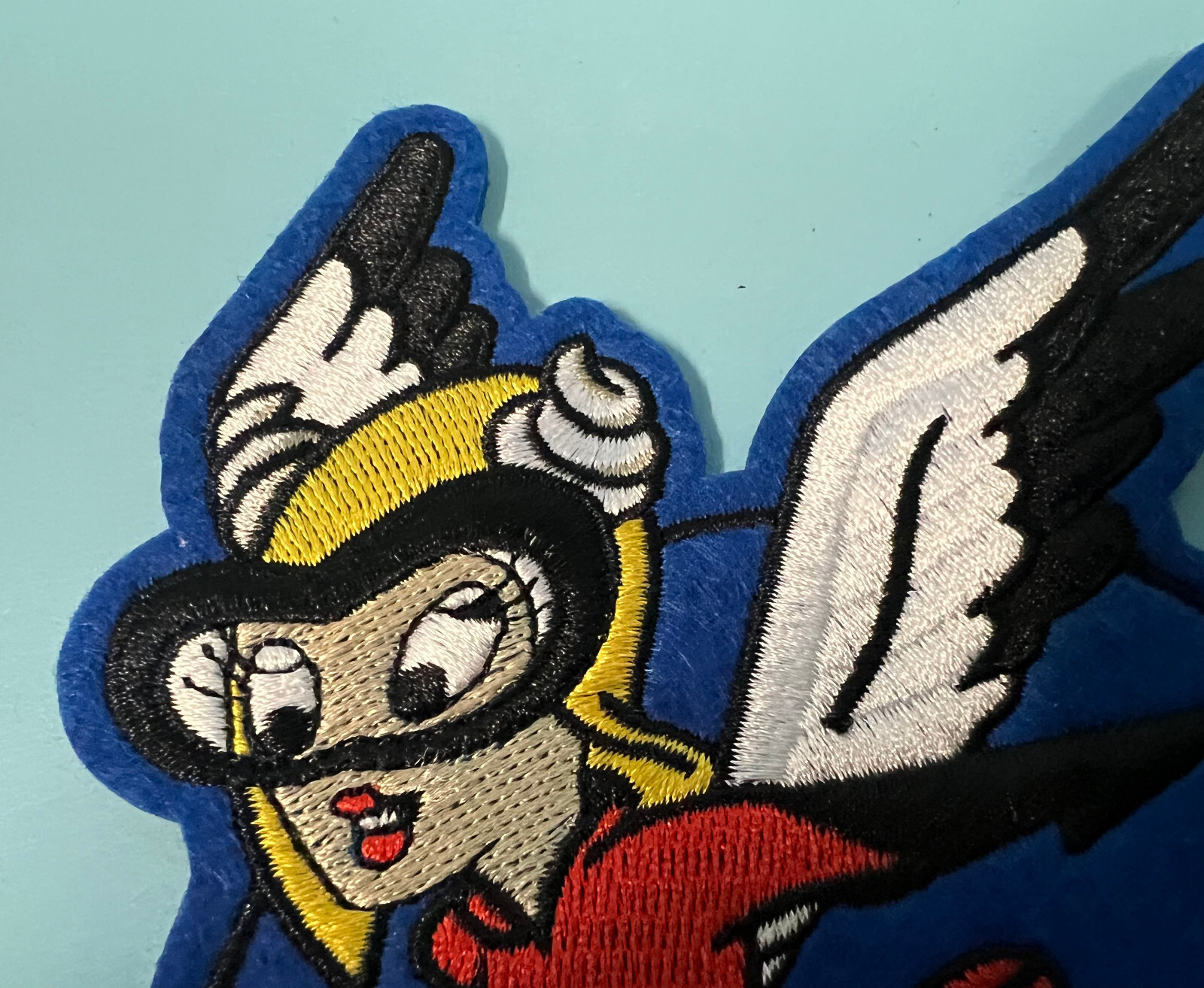WASP "FIFINELLA" PATCH ~WOMENS AIR FORCE SERVICE PILOTS -FELT CONSTRUCTION