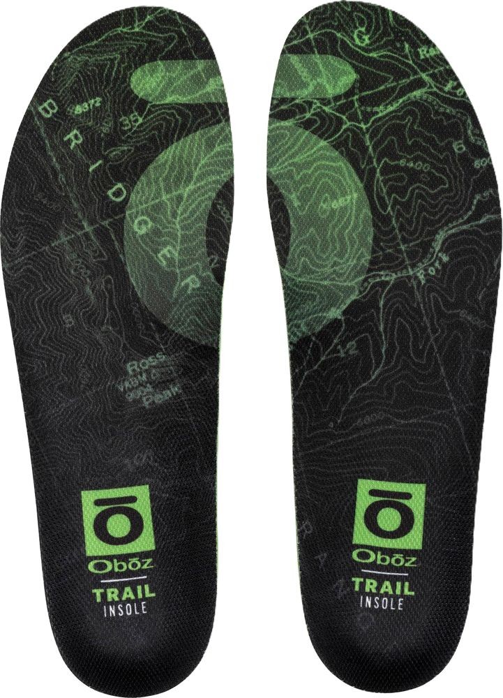 Oboz Trail Insoles, Green, XX-Large