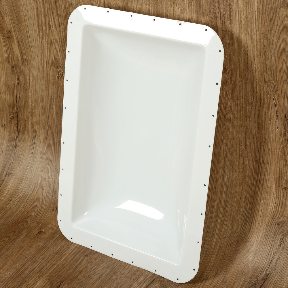 Plastic White RV Roof Skylight Cover For Camper Skylight Food Truck Skylight