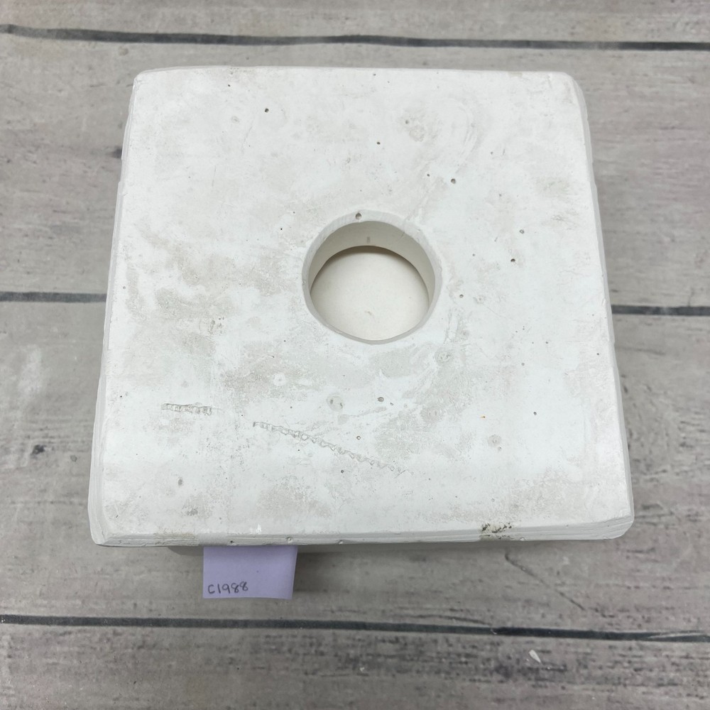Vintage 1995 Boothe Mold Ceramic Casting Mold Plain Dip Insert #1068