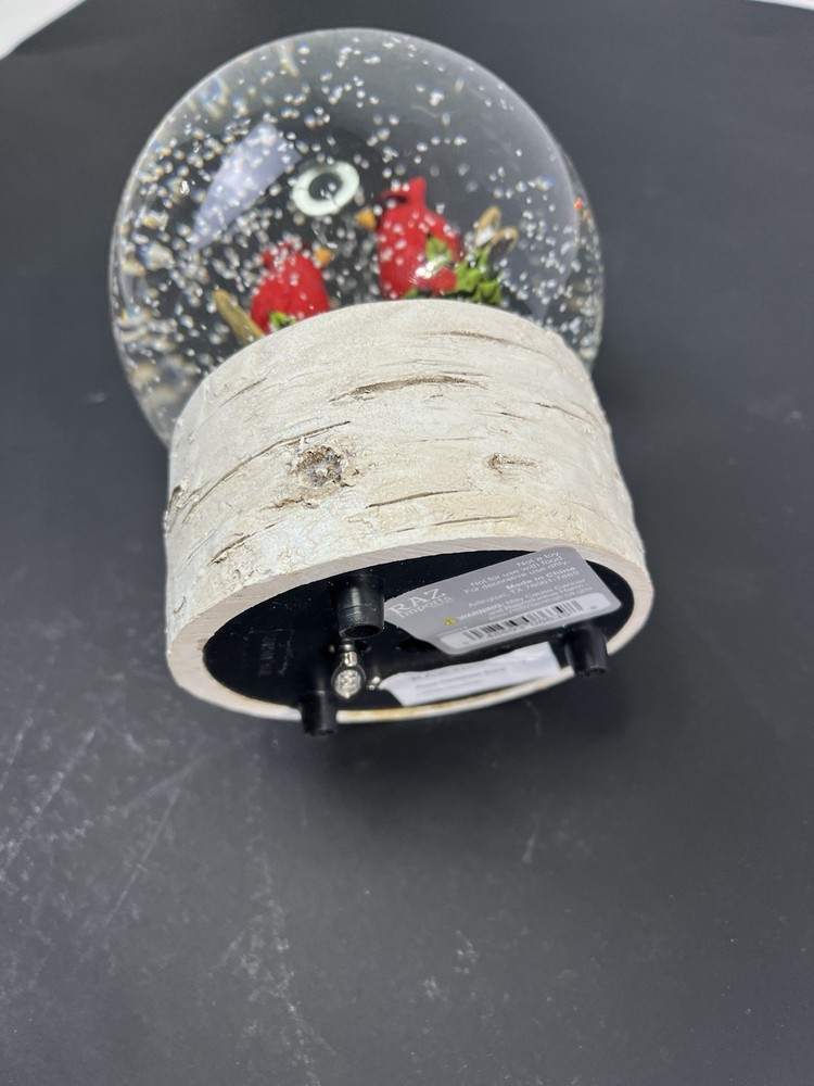 Cardinal Musical Snow Globe R