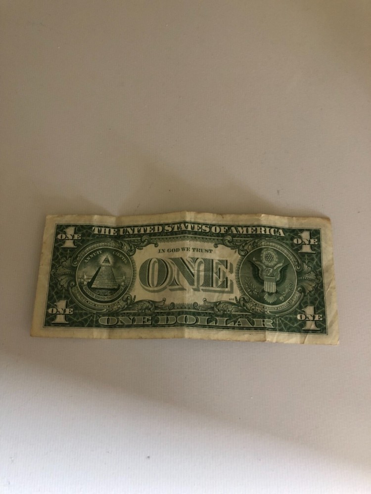 Rare 1963 one dollar bill with star note