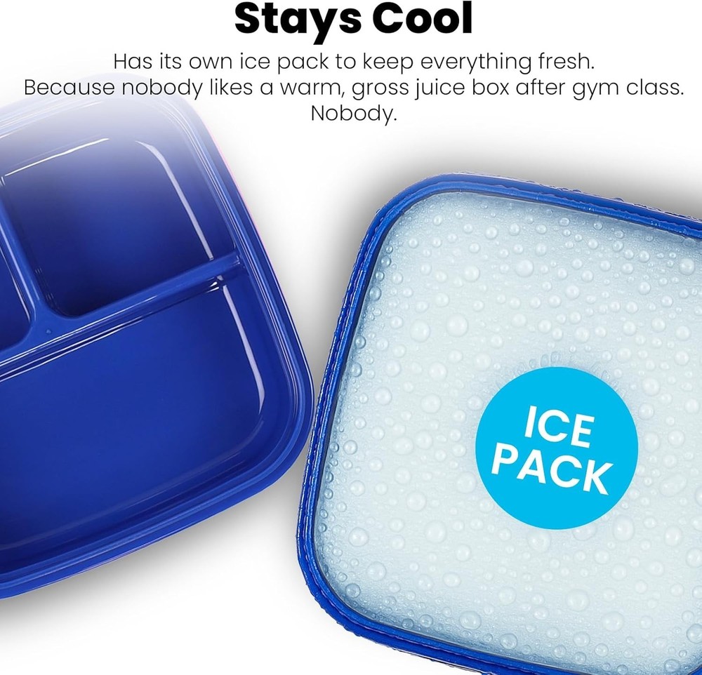 Bento Box Yoobi x Marvel Spider-Man Ice Pack 3 Compartments