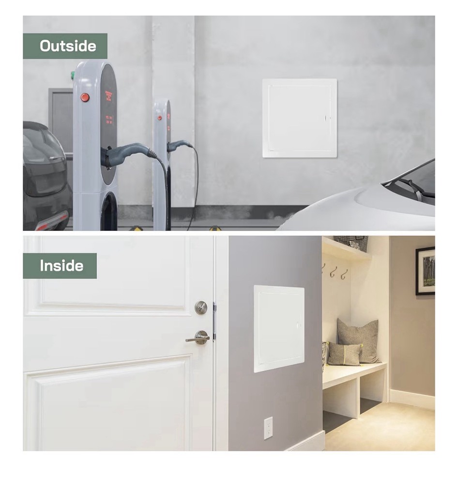 Vent Systems 12'' x 12'' Inch(Cut-Out)Metal Access Panel Easy Access Doors-white