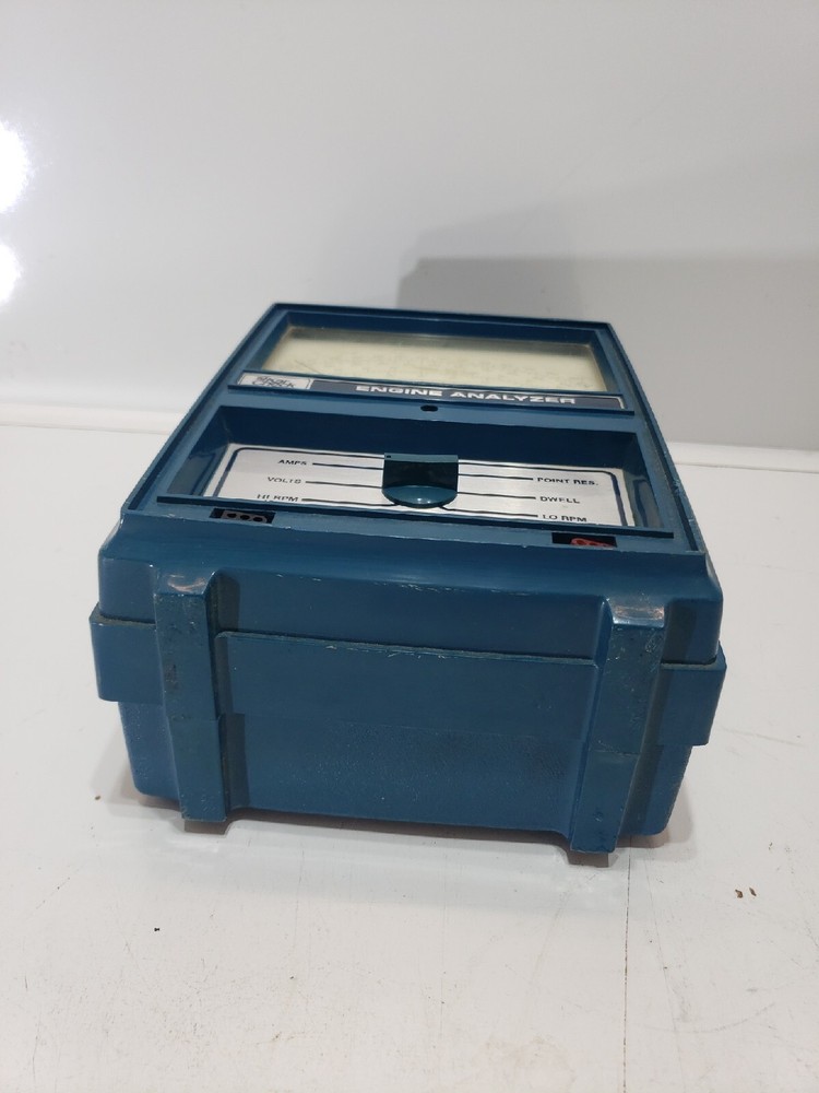 Vintage Kar Check Engine Analyzer Blue Untested