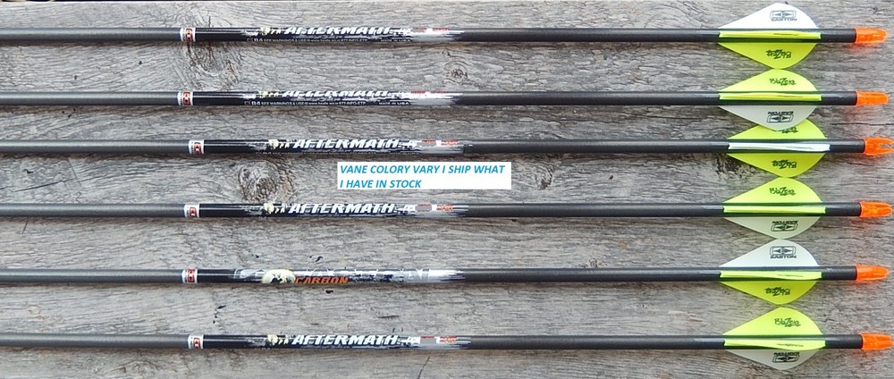 AFTERMATH ARROWS FLETCHED WITH BLAZER  VANES  1  DZ