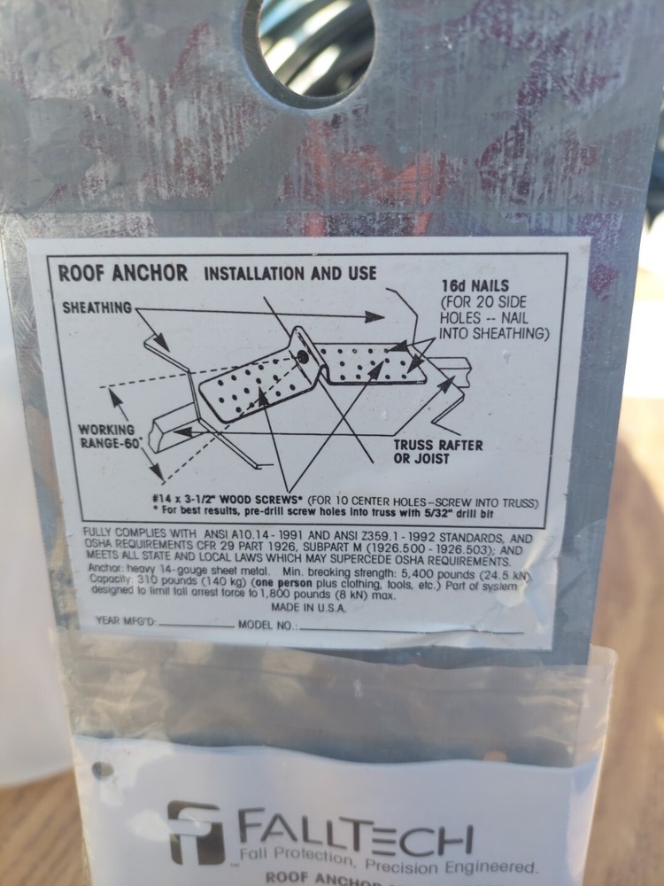 Falltech Roof Anchor 7405